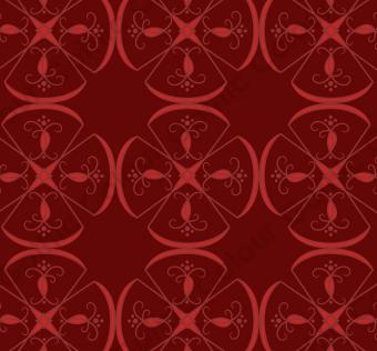 Round Crosses Burgundy